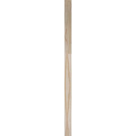 Ekena Millwork Round Top Gable Vent Non-Functional, Pine Gable Vent w/ Decorative Face Frame, 30"W x 34"H GVWRT30X3402SDUPI